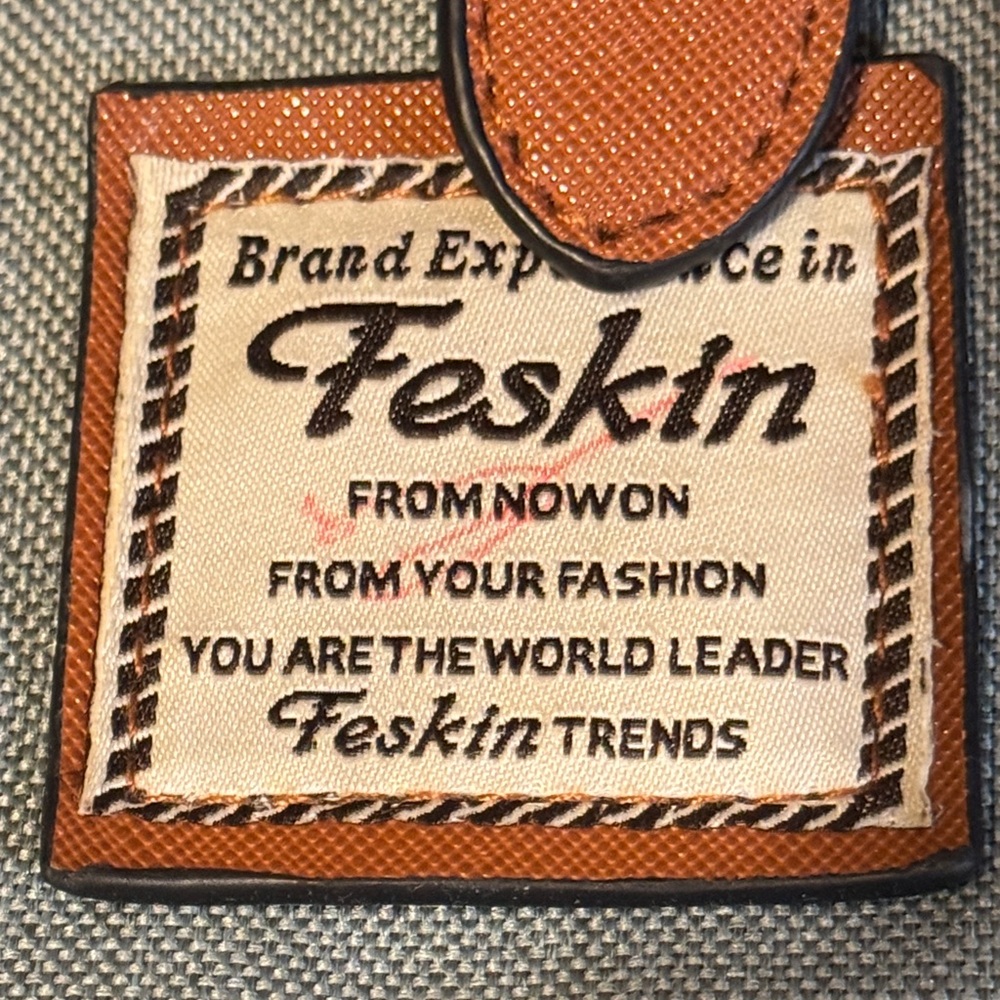 Faskin Men's/Womens Stylish Green and Tan Backpack - Picture 3 of 10